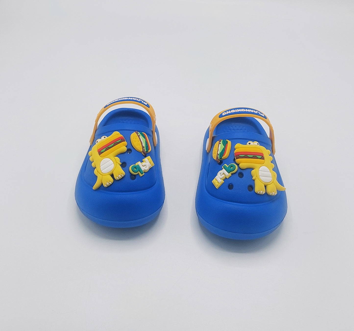 Dino Theme Crocs for Kids - DC (Blue)
