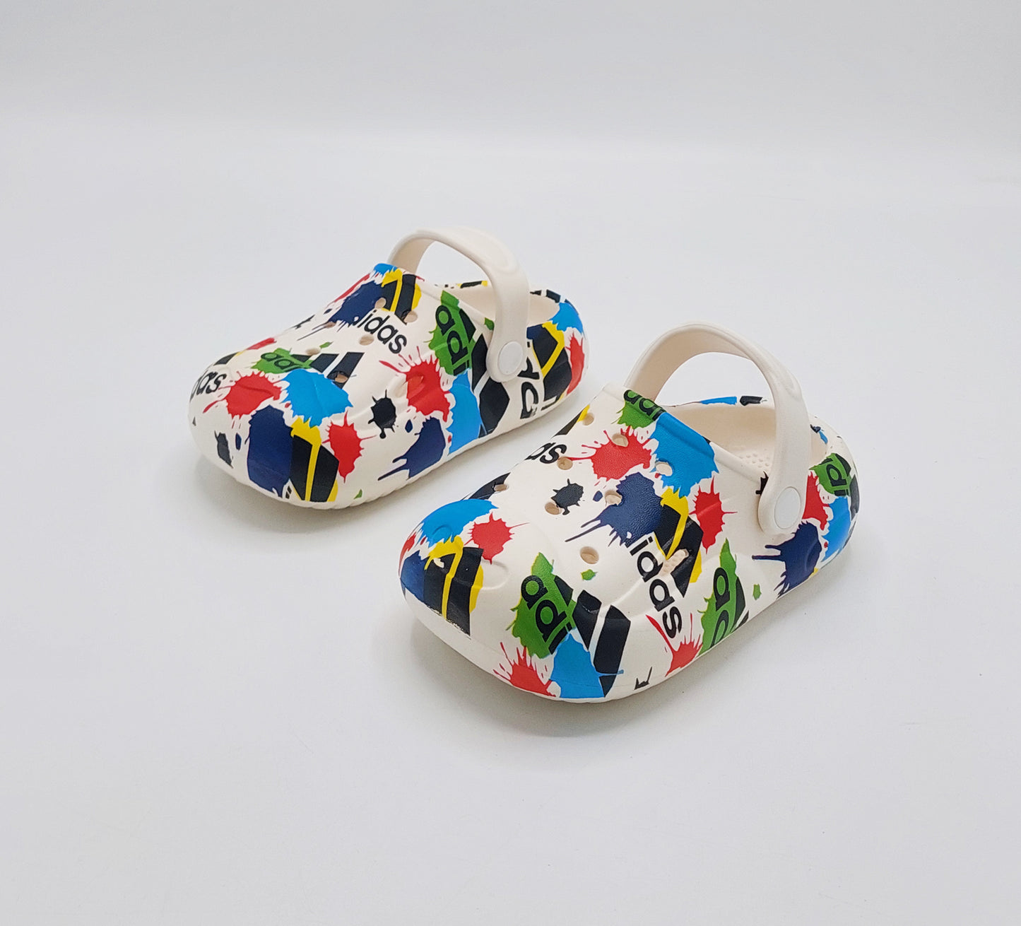 Colorful Crocs for Kids - ADC (White)