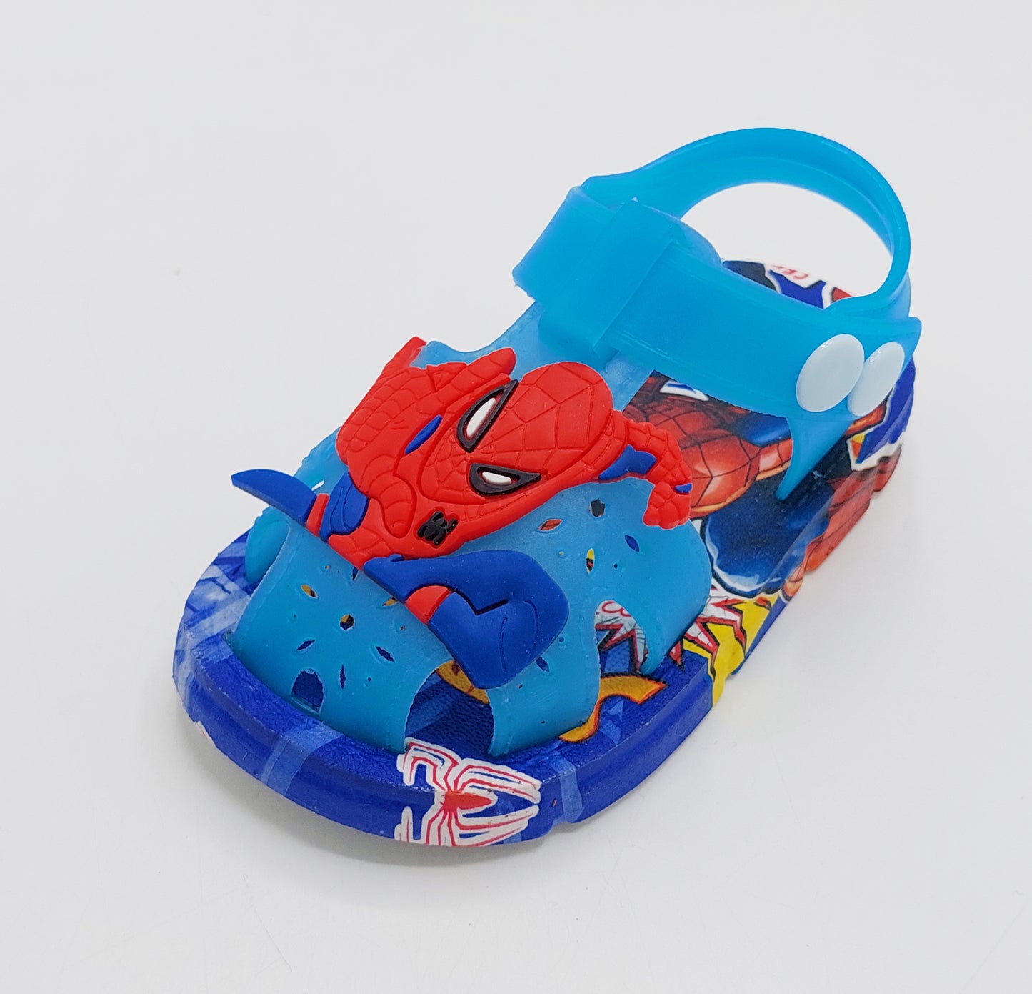 Soft Sole Spiderman Theme Sandals for Kids - 2181 (Blue)