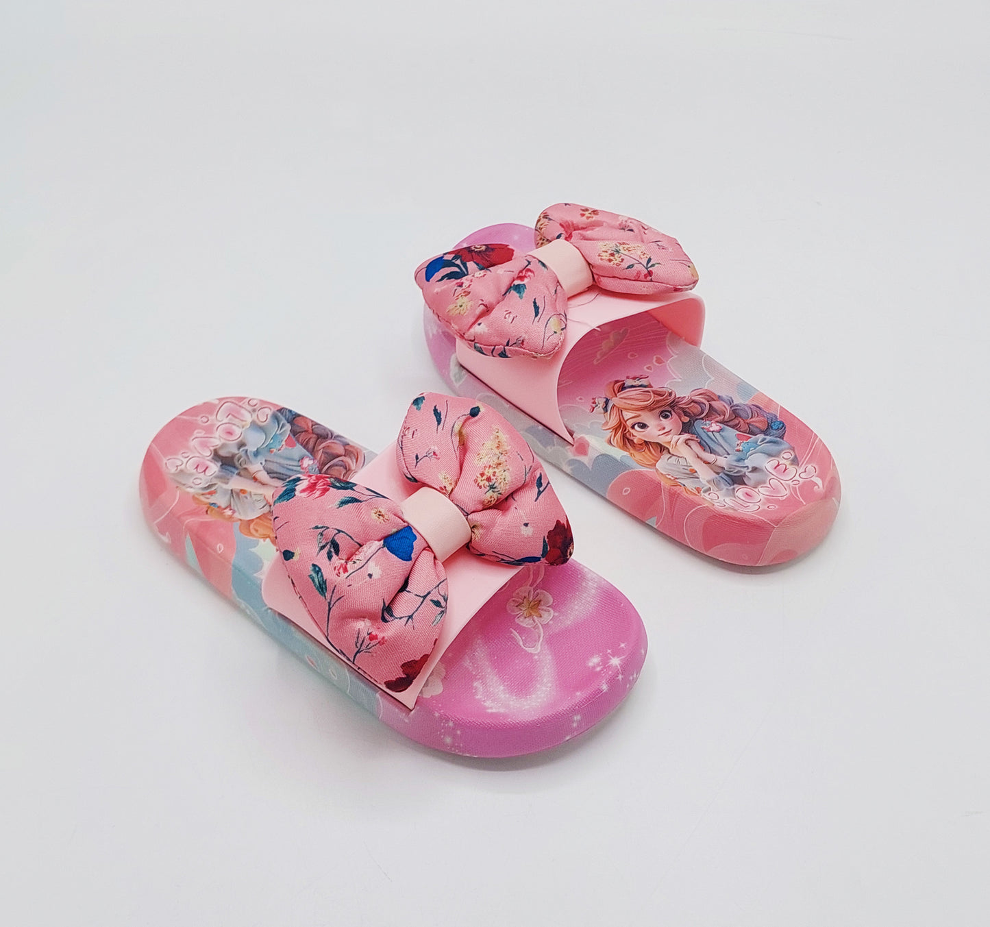 Soft Comfortable Cute Design Softies for Kids Girls - 22021 (Pink)