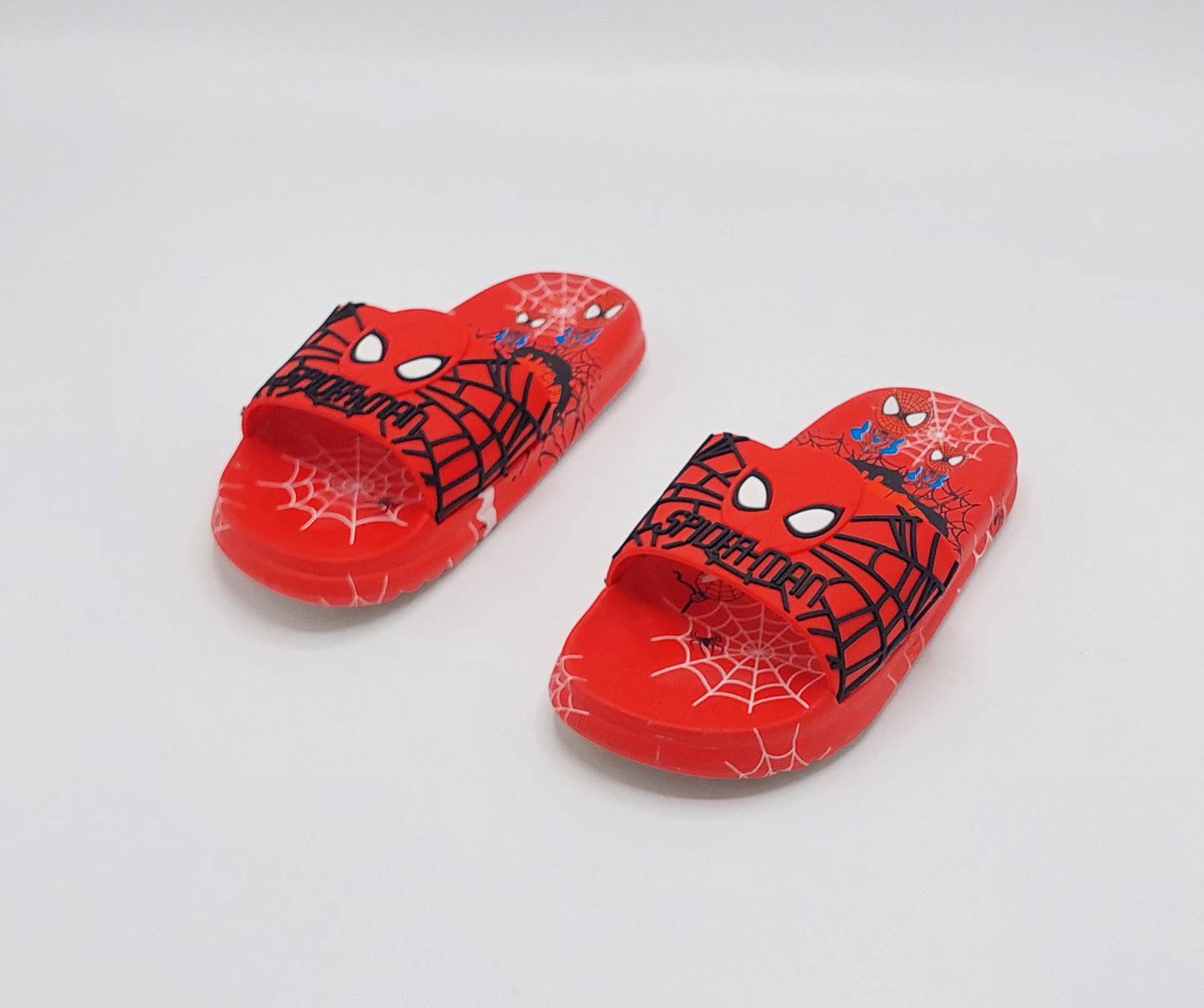 Spider Man Theme Slippers for Boys - MUSPI (Red)
