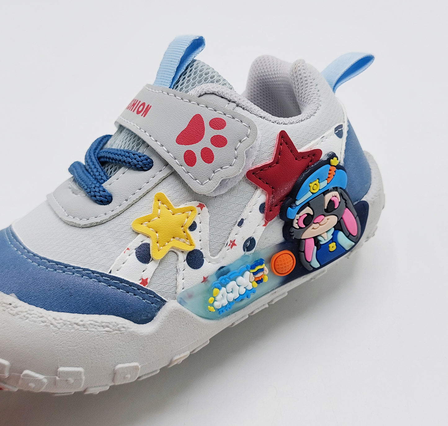 Lights in Sole New Trendy Style Sneakers for Kids - BG01 (Gray)