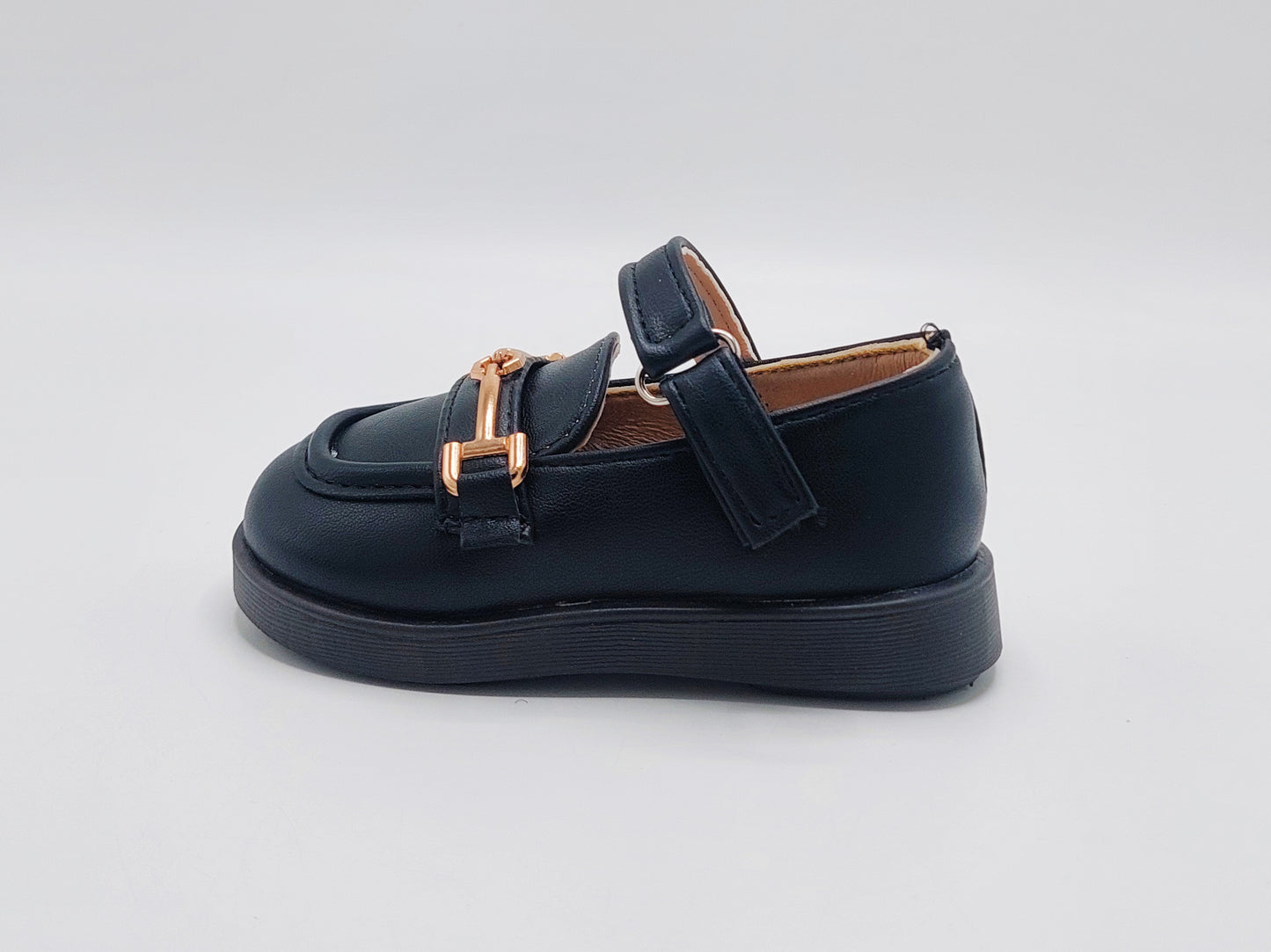 Kids Soft Sole Fancy Pumps - YK20 (Black)