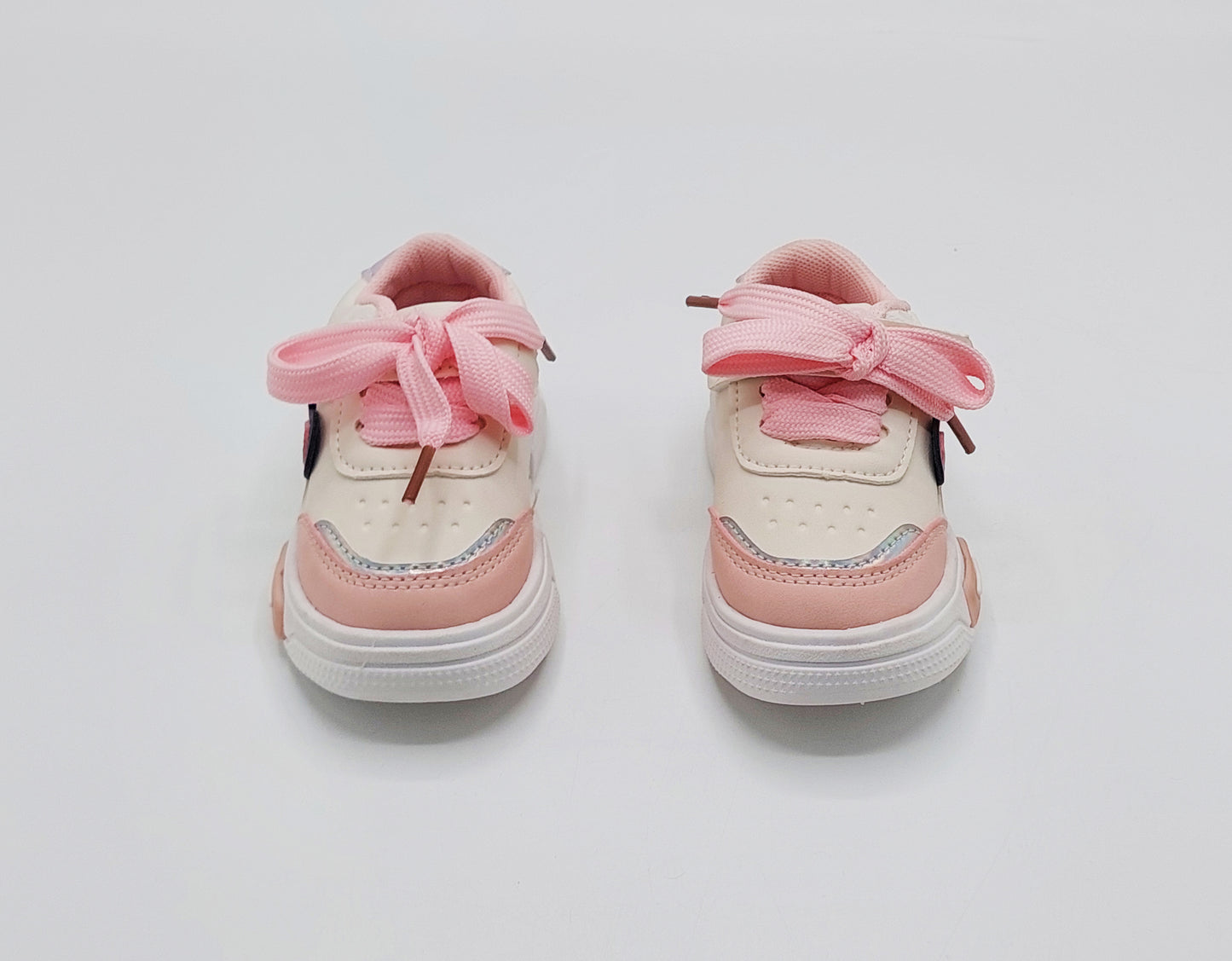 Lights in Sole Soft Sole Sneakers for Kids - A65 (Pink)