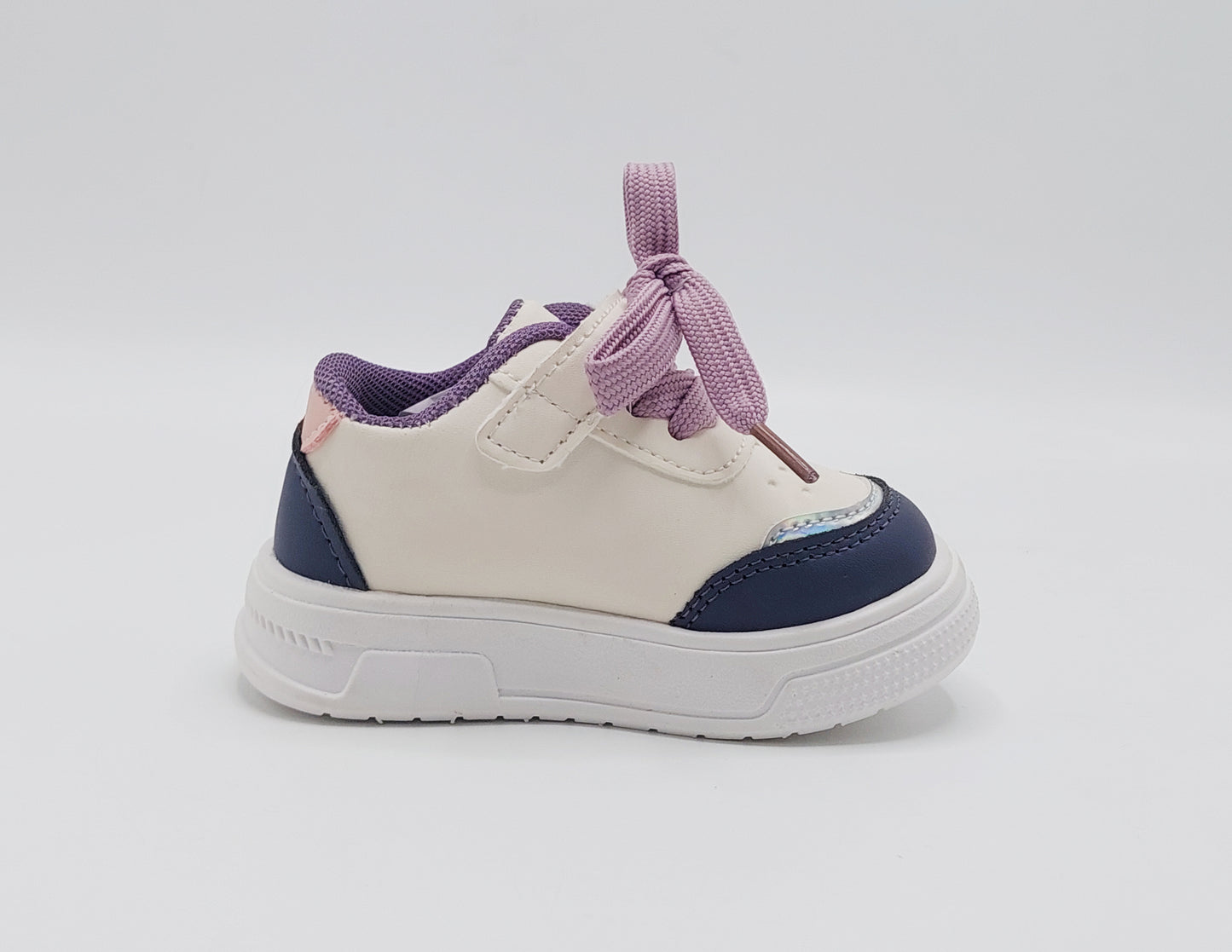 Lights in Sole Soft Sole Sneakers for Kids - A65 (Purple)