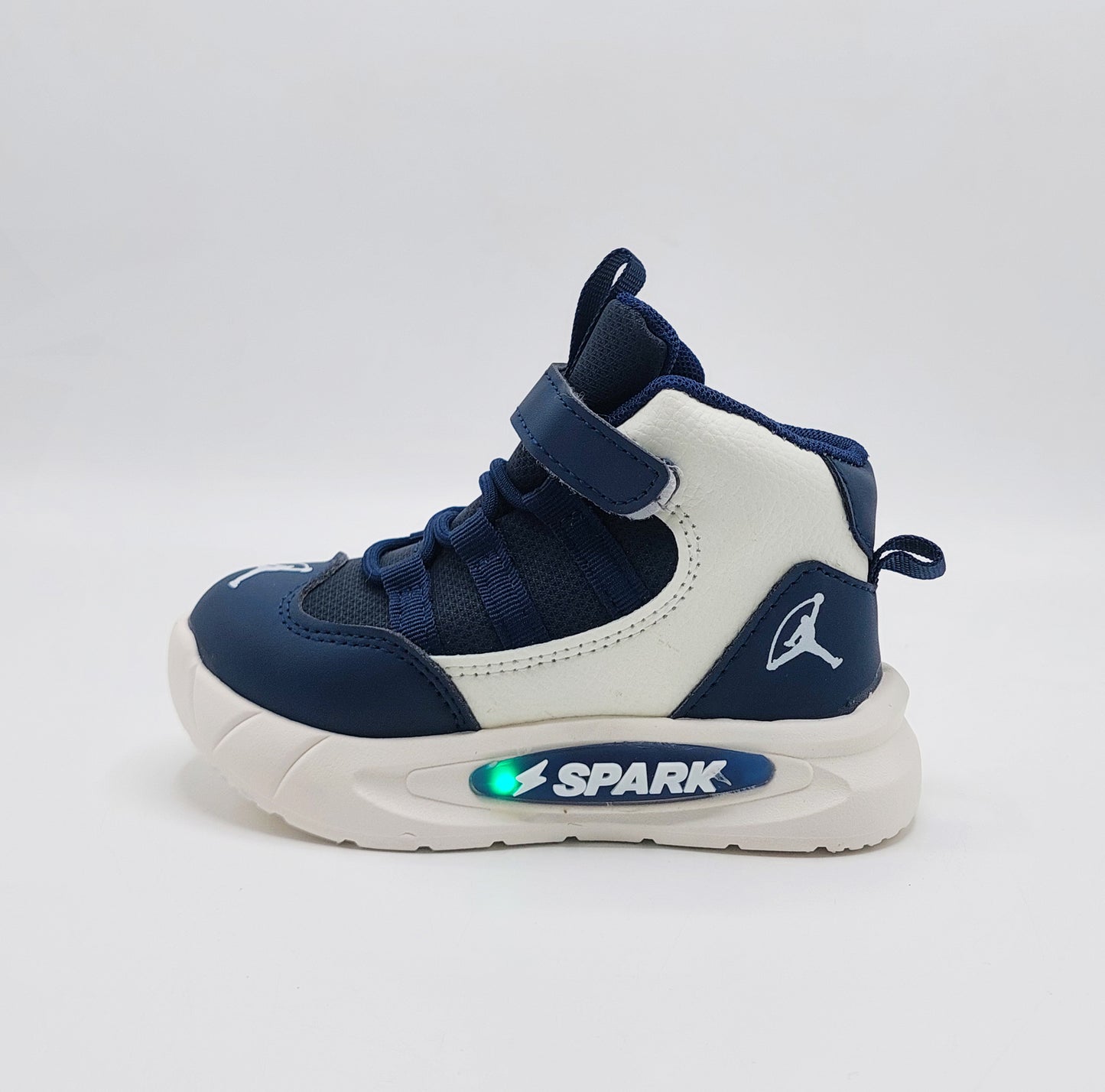 Light Sole Trendy Look Sneakers for Kids - HLB03 (Navy)