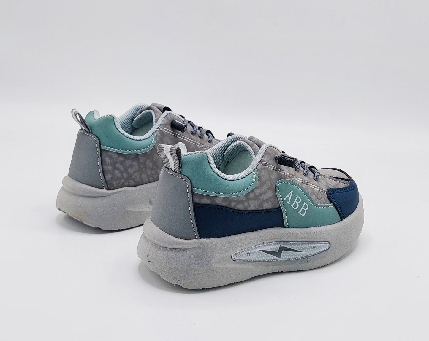 Lights in Sole New Trendy Design Sneakers for Kids - ABB512 (Gray)