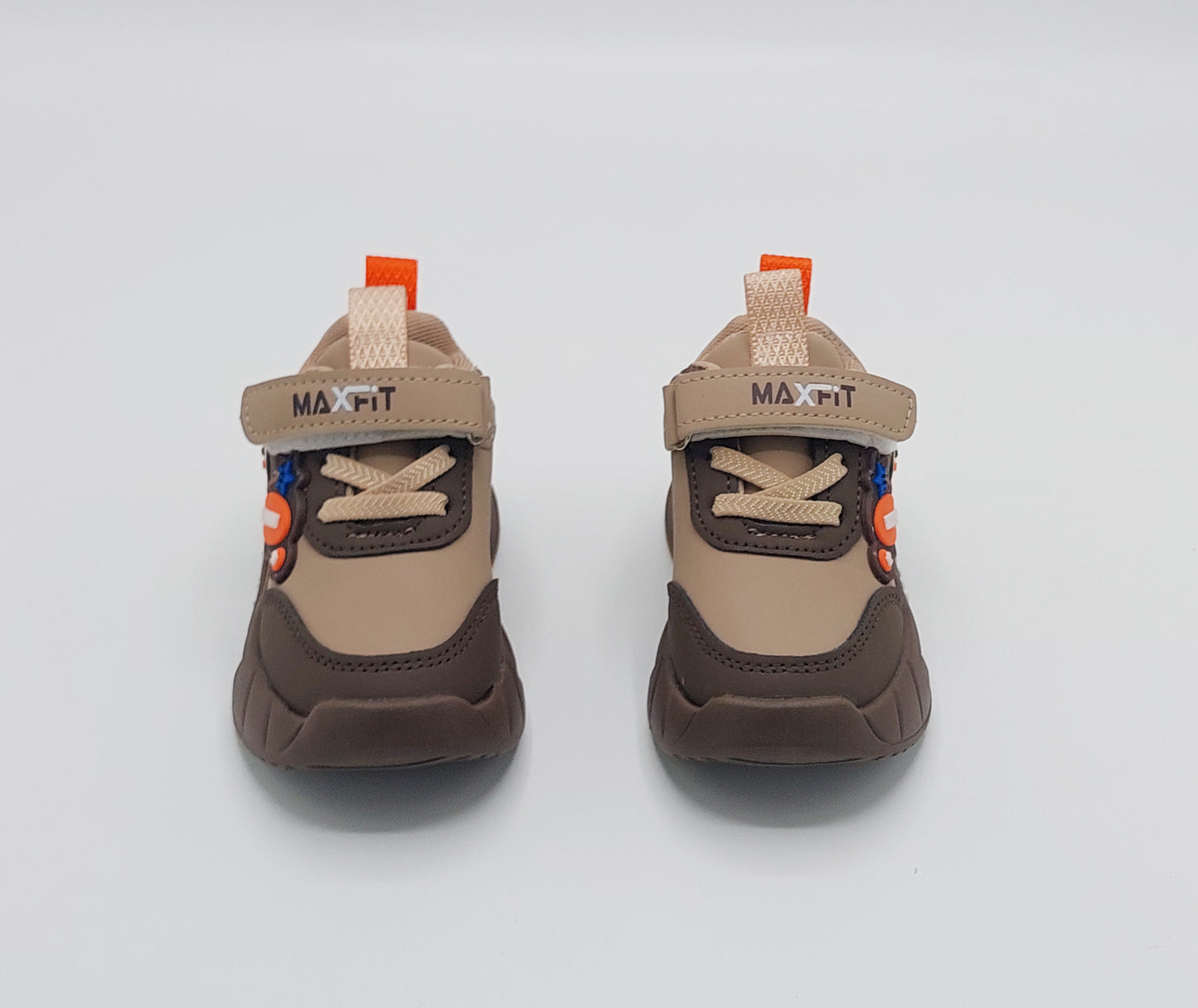 Lights in Sole Cute Design Shoes For Kids - SR552 (Brown)