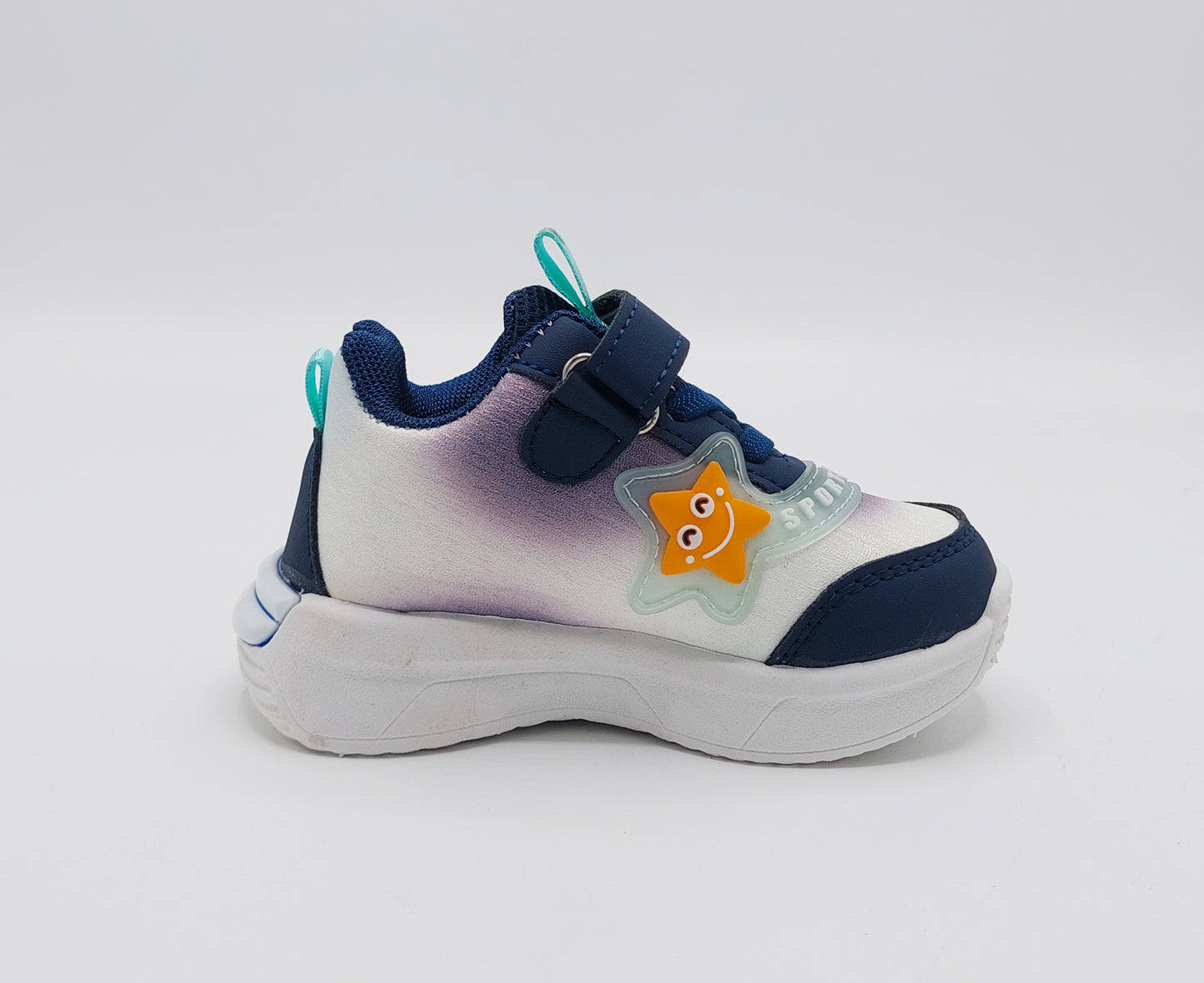 Lights In Sole Cute Design Shoes for Kids - SB14 (Blue)