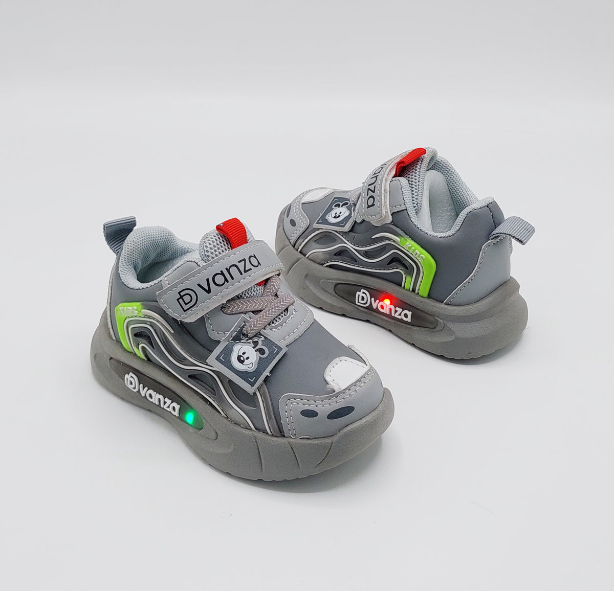Lights in Sole Shoes for Kids - DVM4 (Gray)