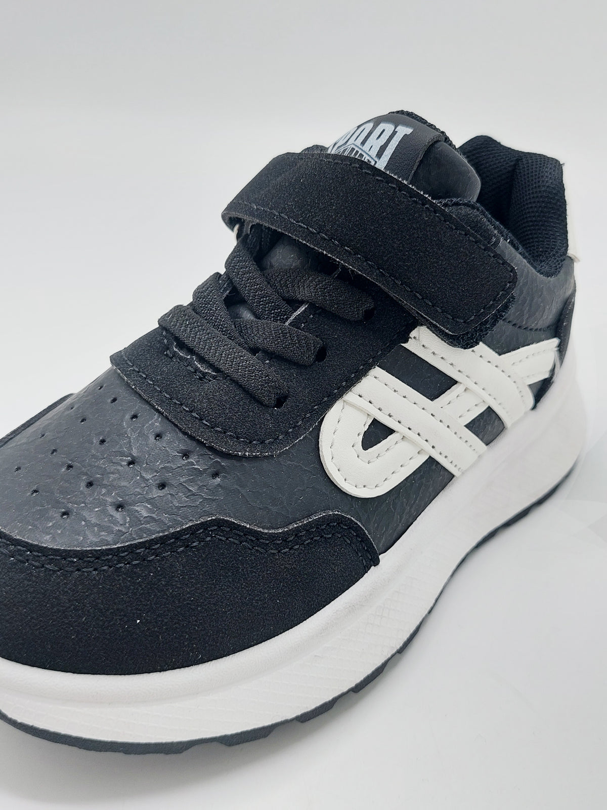 Premium Quality Trendy Look Sneakers for Kids - ART88 (Black)