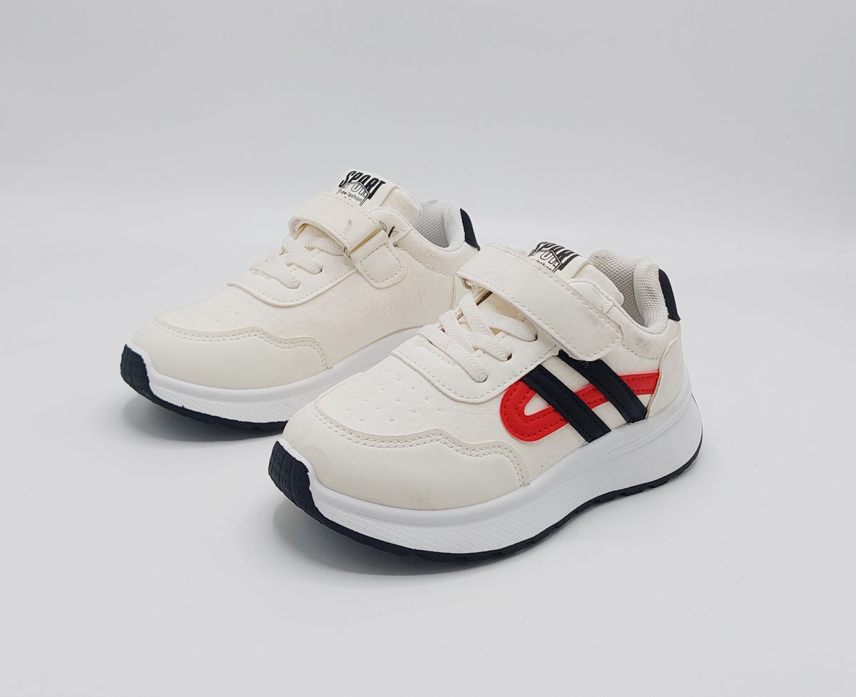 Premium Quality Trendy Look Sneakers for Kids - ART88 (White)