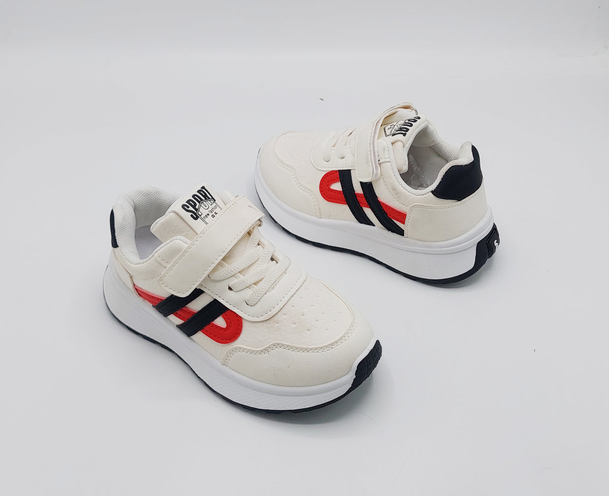 Premium Quality Trendy Look Sneakers for Kids - ART88 (White)