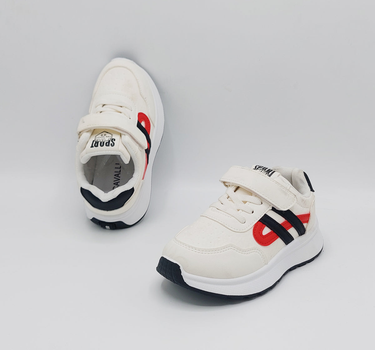 Premium Quality Trendy Look Sneakers for Kids - ART88 (White)
