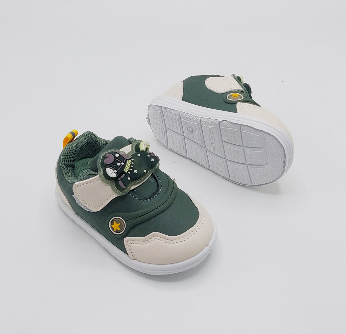 Touch Lights Soft Sole Shoes For Kids - BB1 (Green)