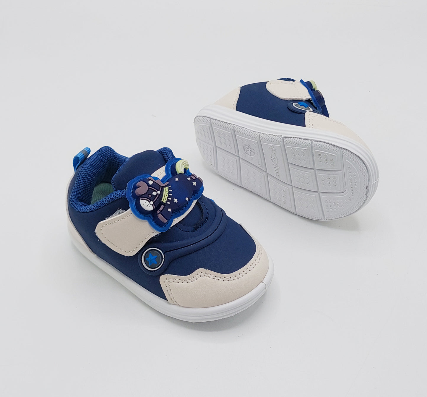 Touch Lights Soft Sole Shoes For Kids - BB1 (Blue)