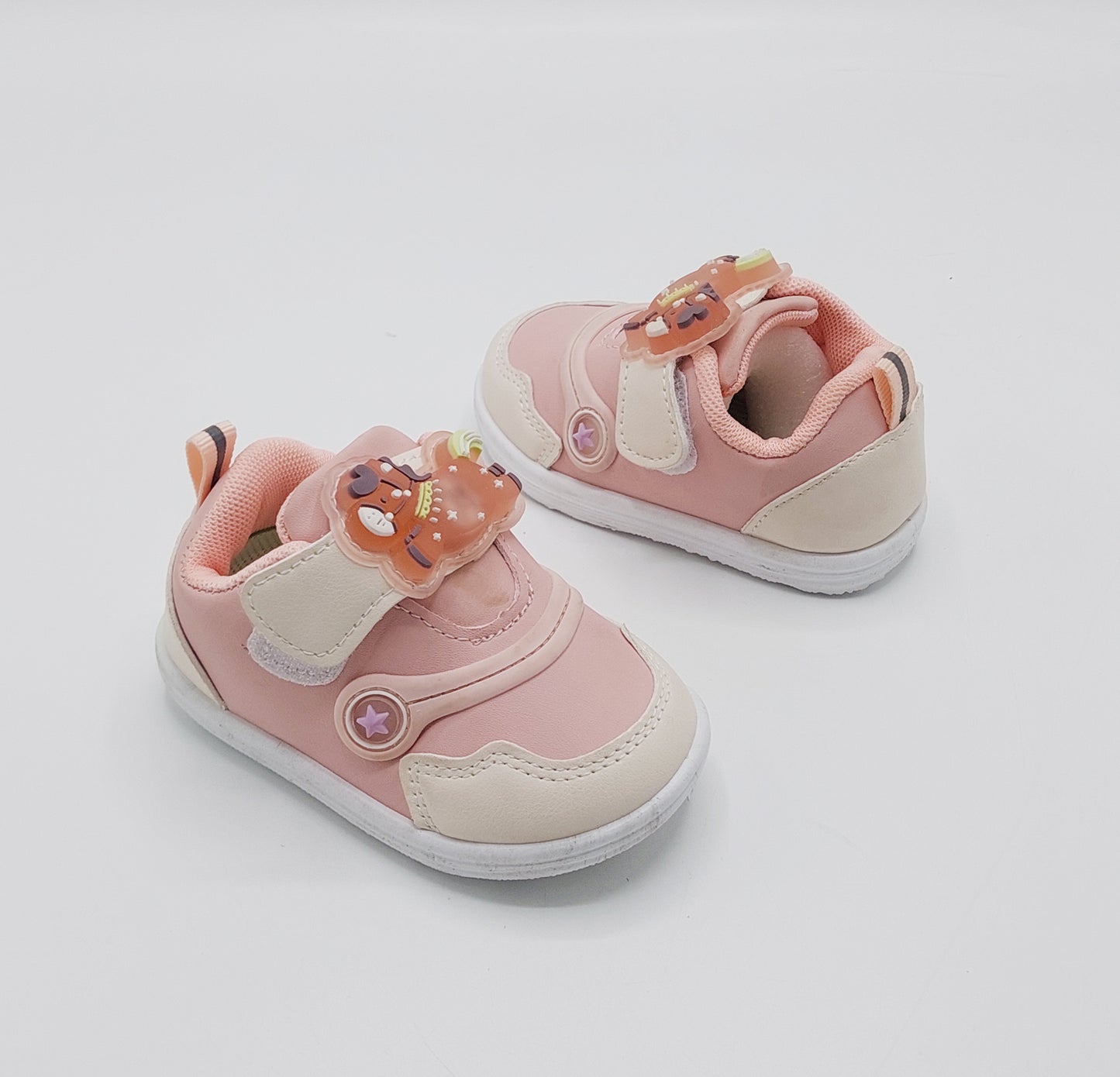 Touch Lights Soft Sole Shoes For Kids - BB1 (Pink)