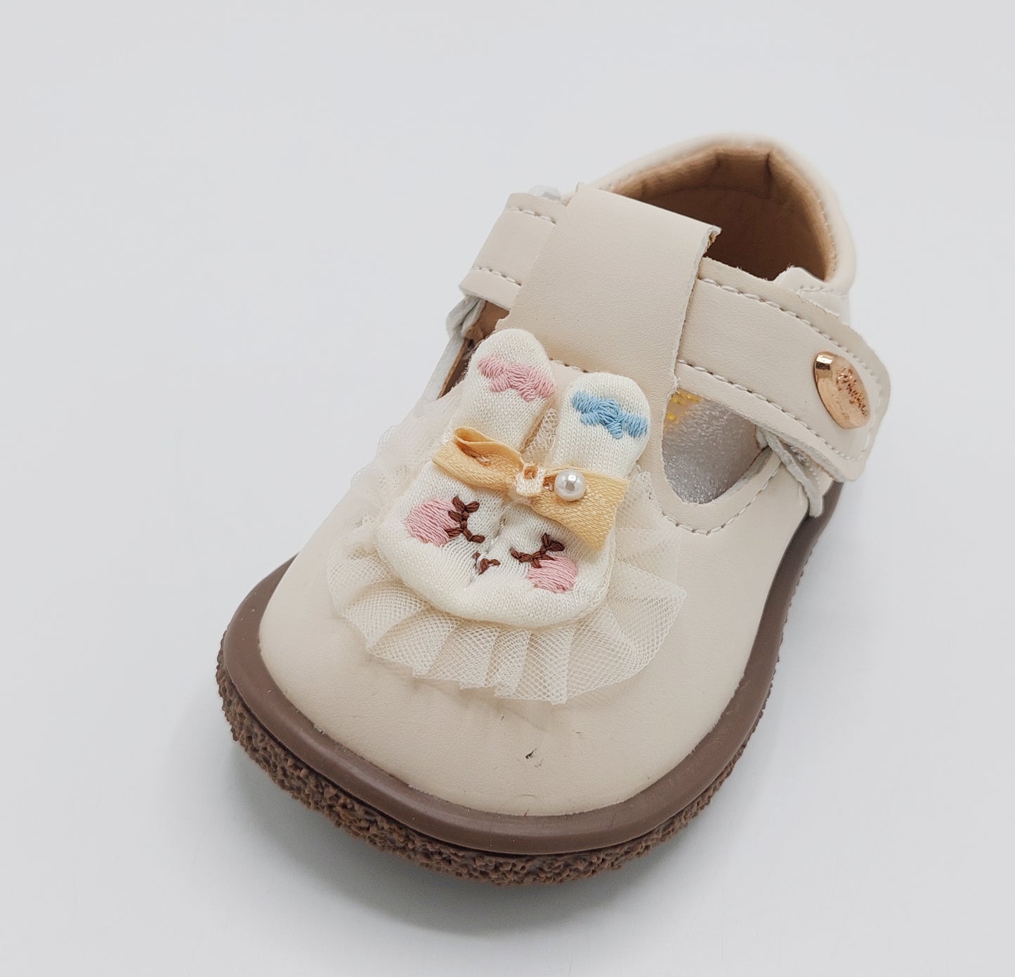 Soft Sole Shoe for Kids Girls - QP5 (Beige)