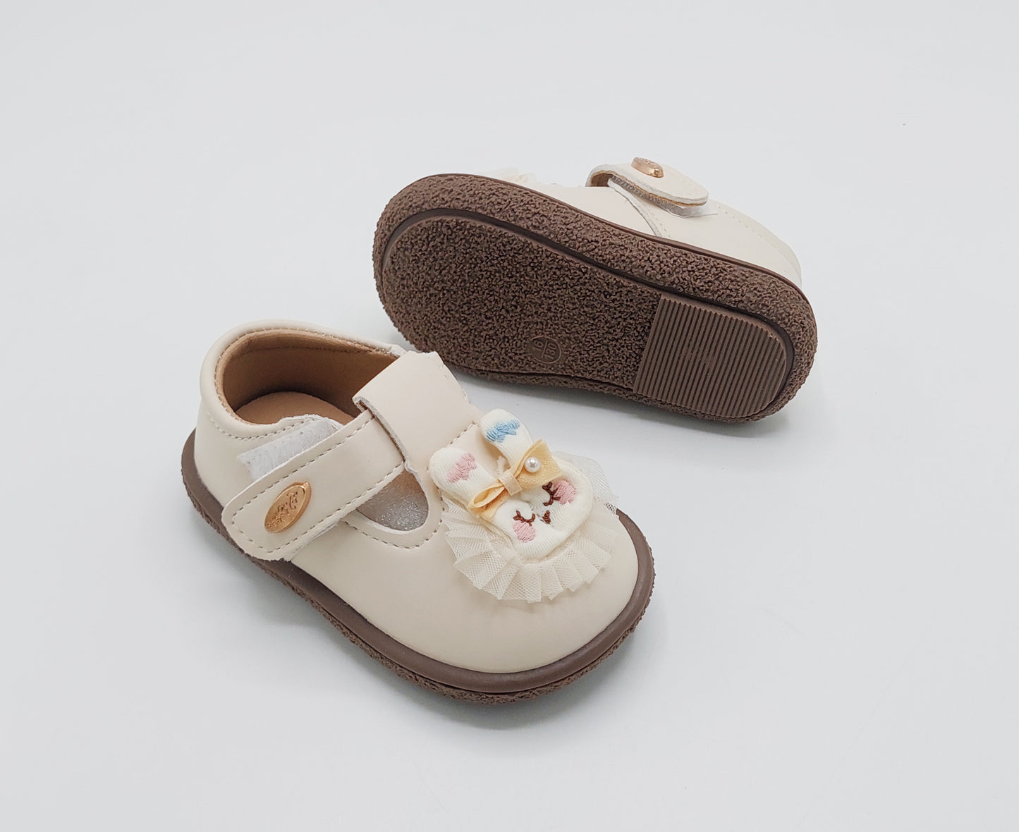 Soft Sole Shoe for Kids Girls - QP5 (Beige)