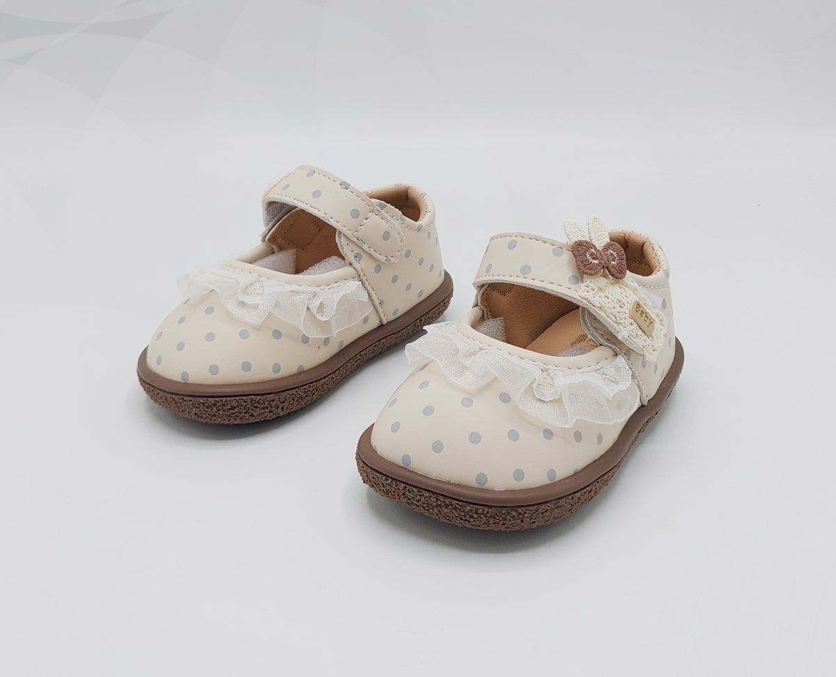 Soft Sole Shoe for Kids Girls - QP02 (Beige)