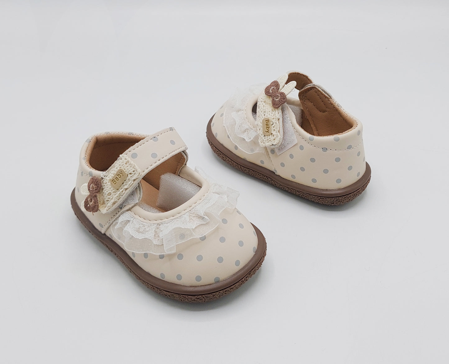 Soft Sole Shoe for Kids Girls - QP02 (Beige)