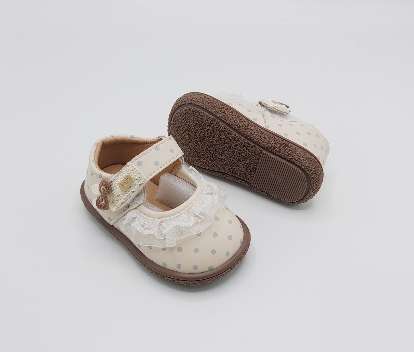 Soft Sole Shoe for Kids Girls - QP02 (Beige)