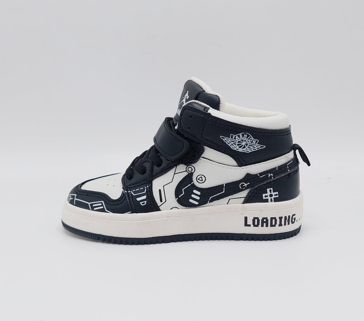 Premium Quality Trendy Look Sneakers for Kids - MC362 (Black)