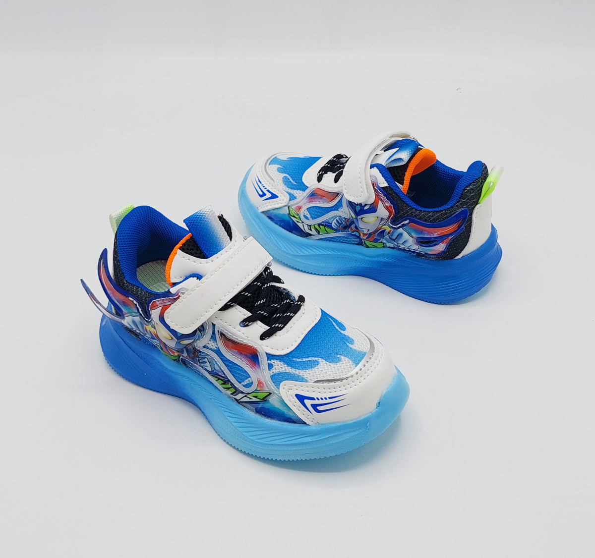 Premium Quality Ultraman Theme Light-Weight Shoes for Kids - A09 (BLUE)