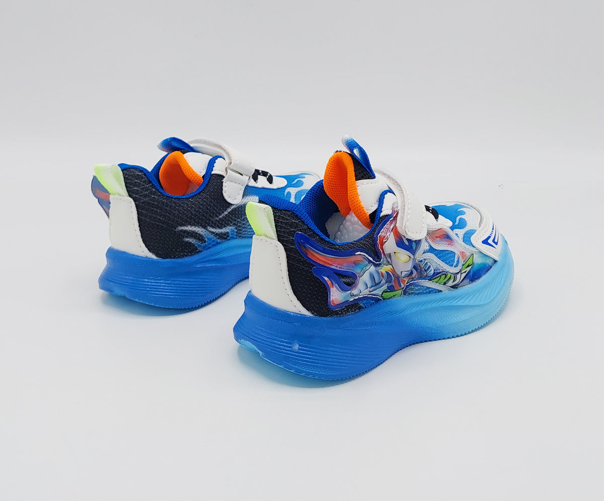 Premium Quality Ultraman Theme Light-Weight Shoes for Kids - A09 (BLUE)
