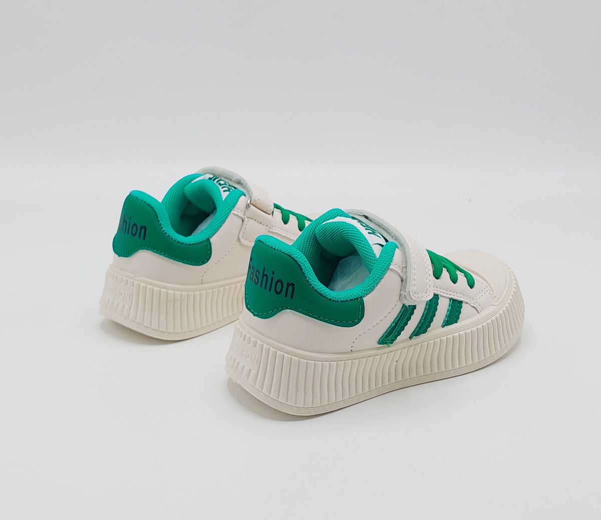 Premium Quality Trendy Look Sneakers for Kids - C01 (Green)