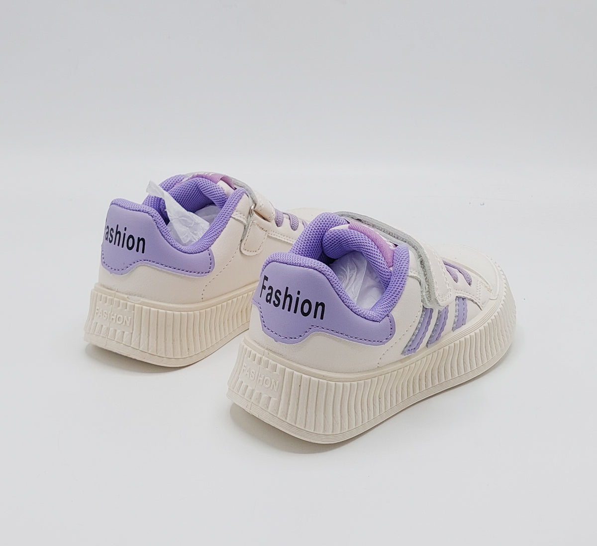 Premium Quality Trendy Look Sneakers for Kids - C01 (Purple)