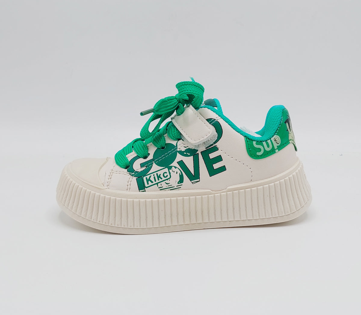 Premium Quality Trendy Look Sneakers for Kids - D05 (Green)