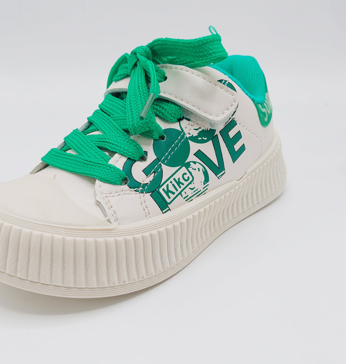 Premium Quality Trendy Look Sneakers for Kids - D05 (Green)