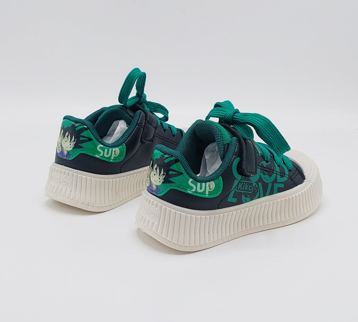 Premium Quality Trendy Look Sneakers for Kids - D05 (Black)