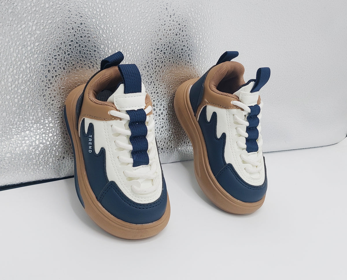 Trendy Looking Sneakers for Kids - TRD38 (Navy)