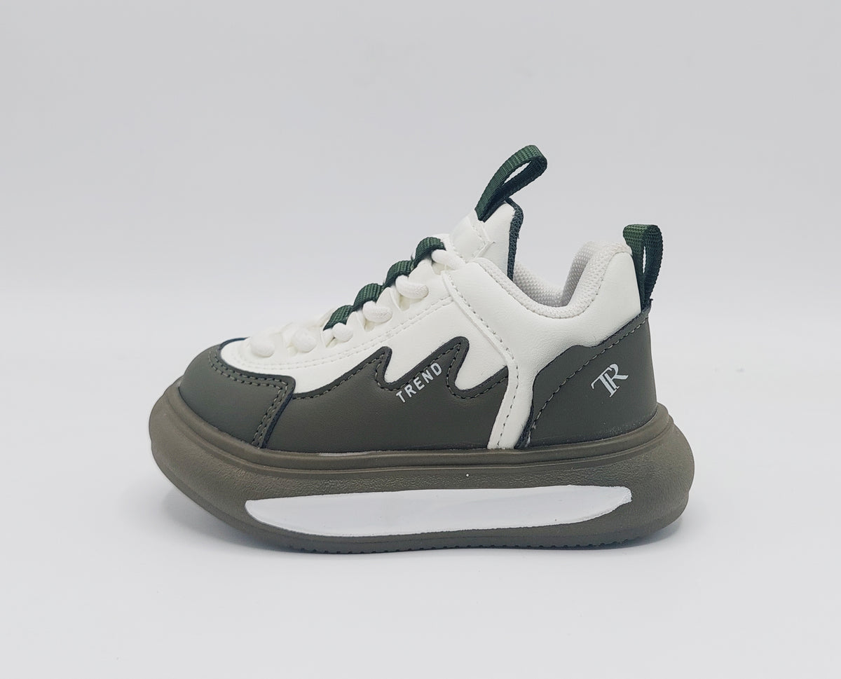 Trendy Looking Sneakers for Kids - TRD38 (Green)