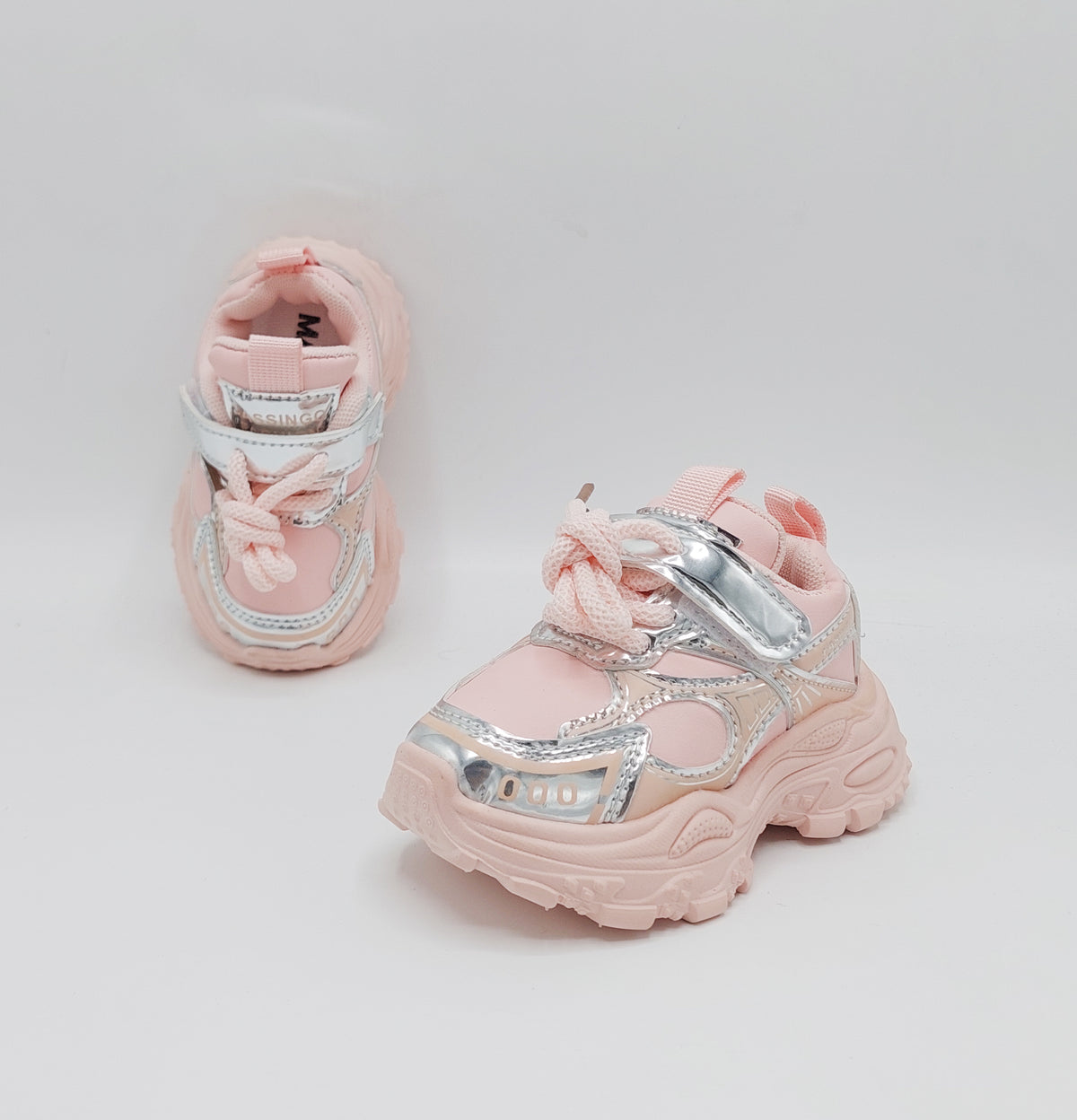 Premium Quality Beautiful Design Sneakers for Kids - DG103 (Pink)