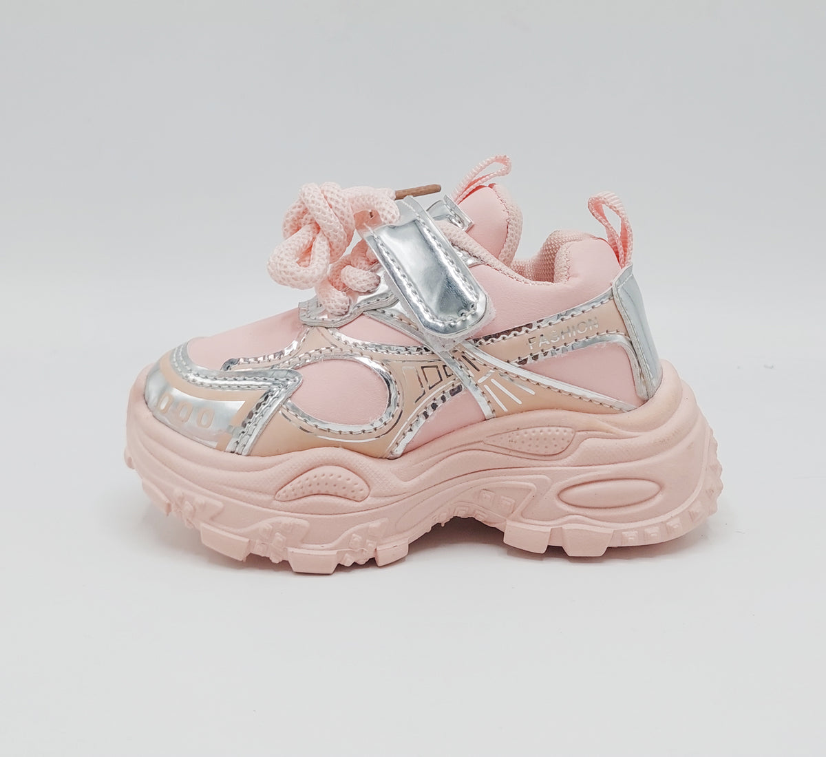 Premium Quality Beautiful Design Sneakers for Kids - DG103 (Pink)