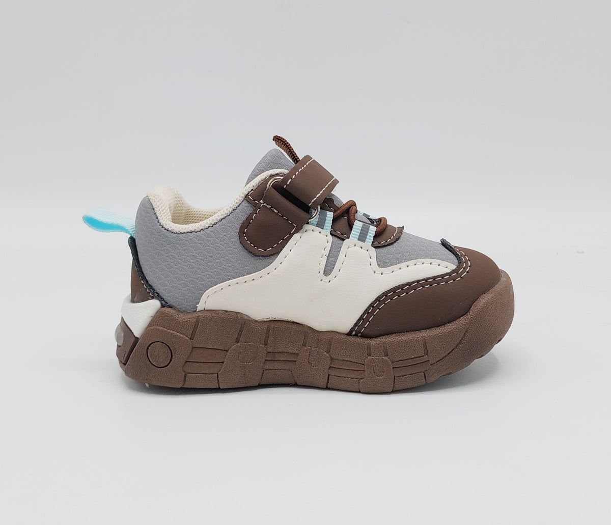 Lights In Sole Trendy Look Sneakers for Kids - BRV1 (Brown)