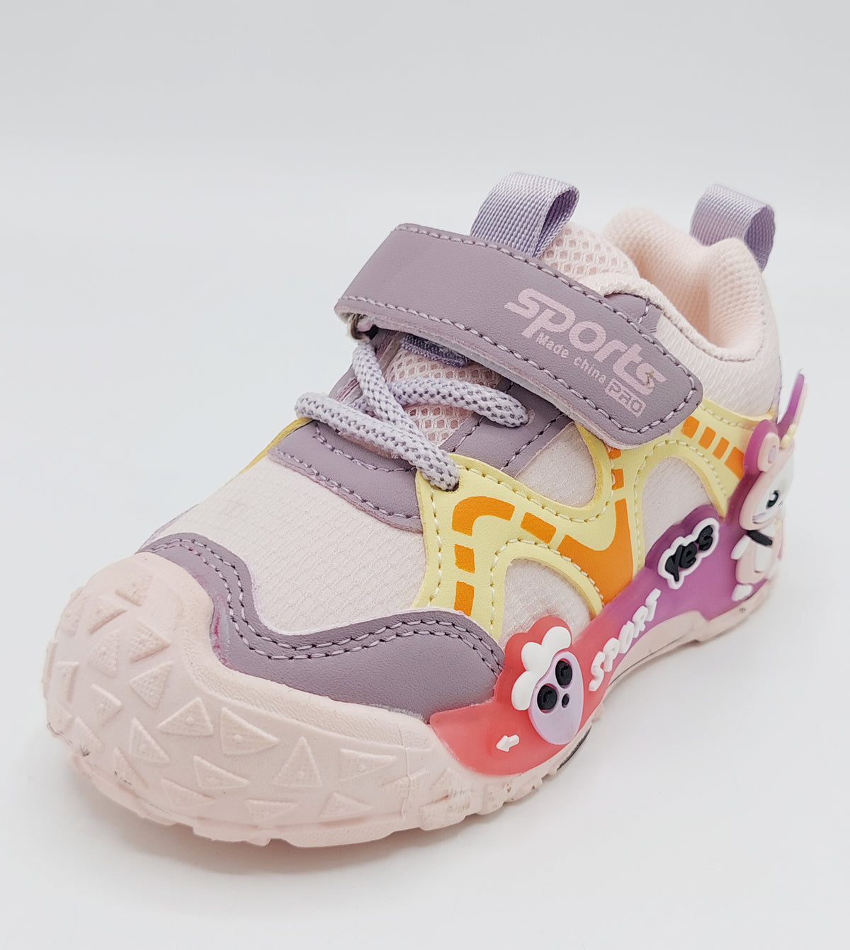 Lights in Sole Cute Design Sneakers for Kids - BG07 (Pink)