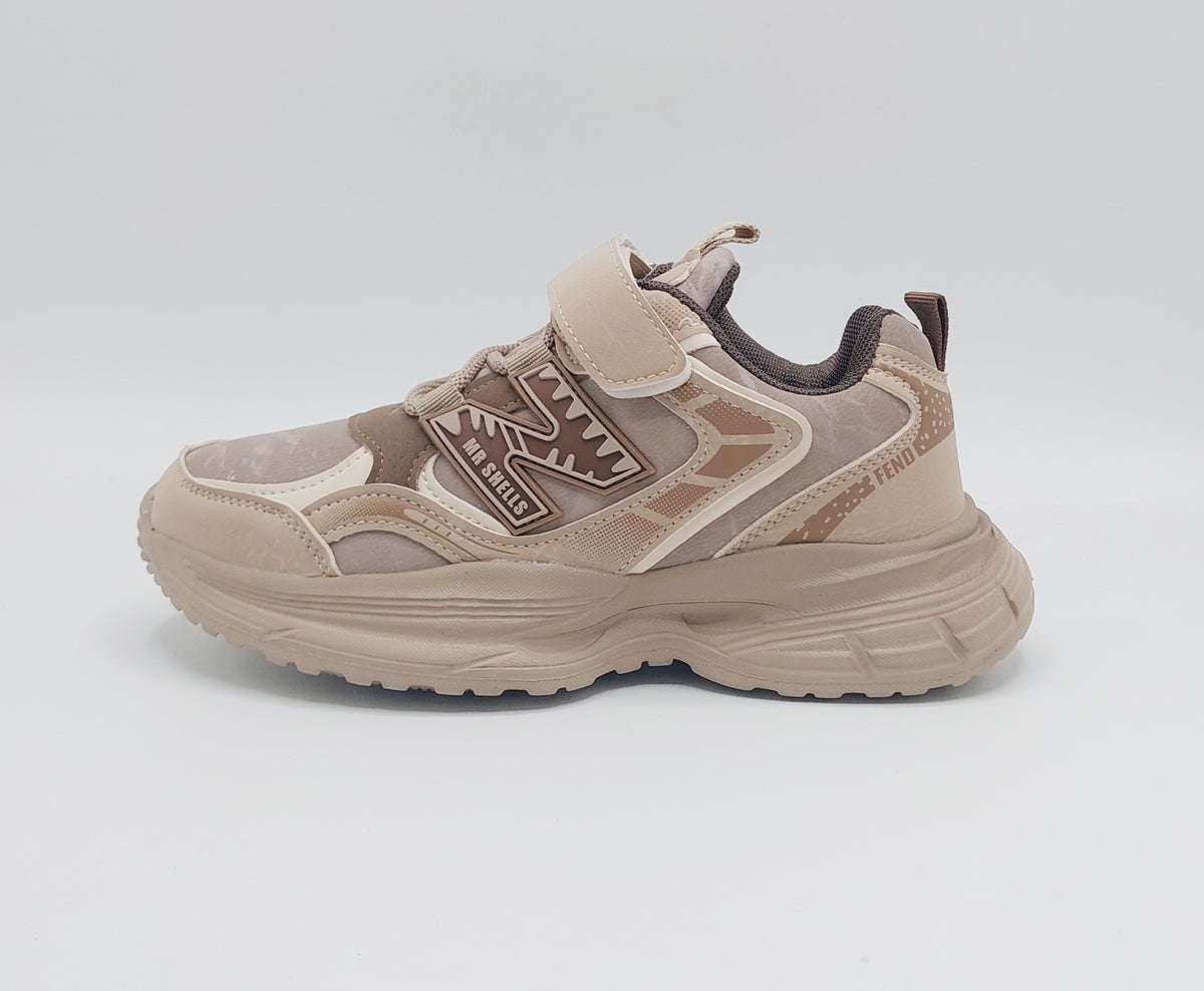 Premium Quality Trendy Look Sneakers for Kids - 92808 (Brown)