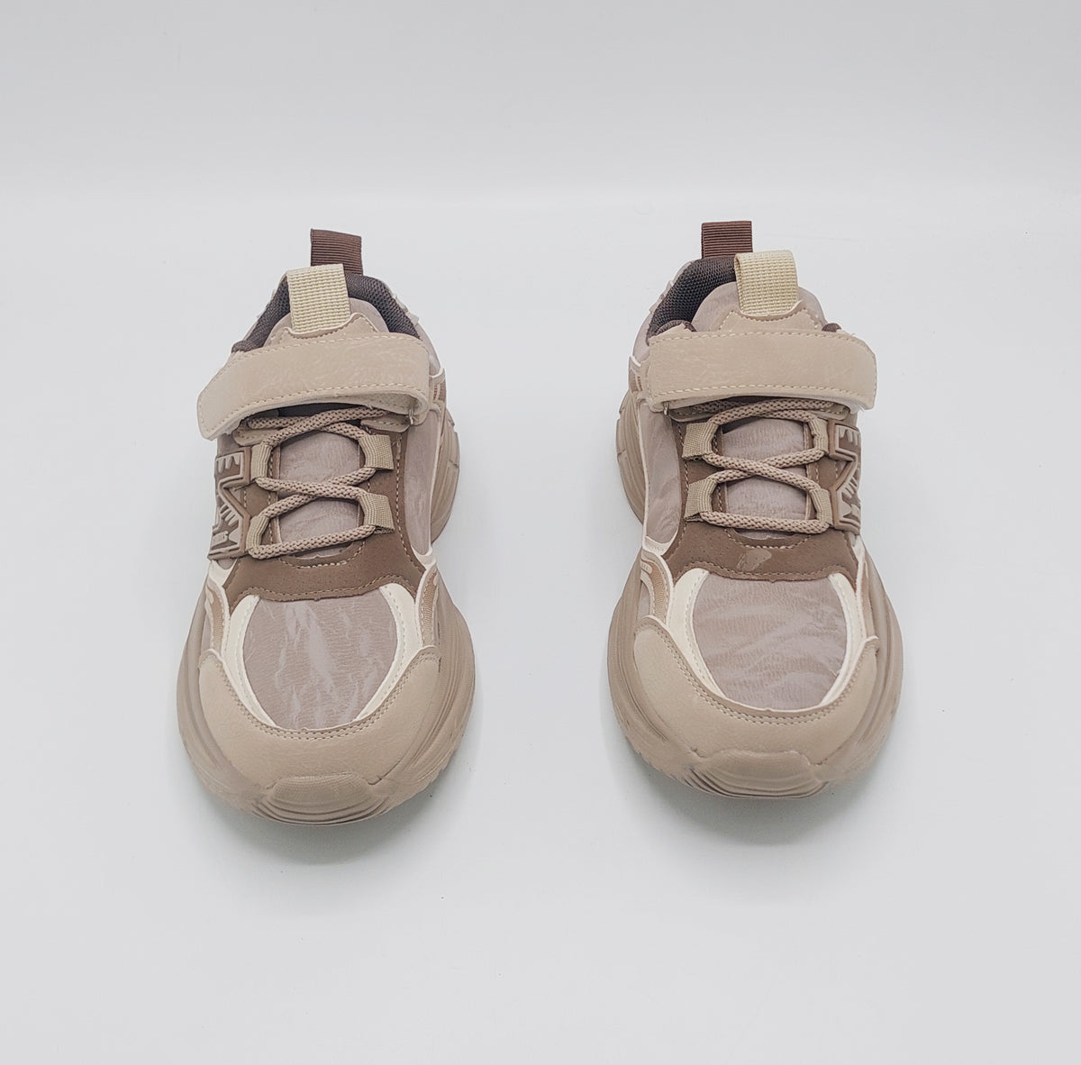 Premium Quality Trendy Look Sneakers for Kids - 92808 (Brown)