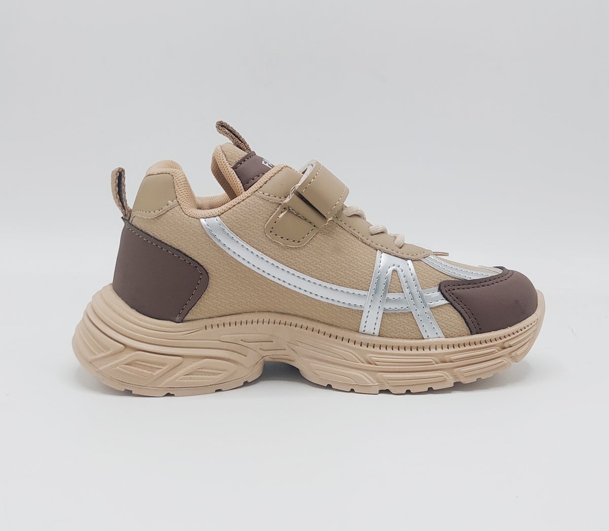 Premium Quality Trendy Look Sneakers for Kids - Y757 (Khaki)