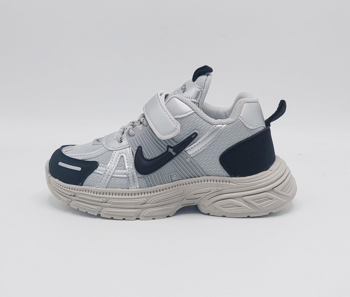 Premium Quality Trendy Look Sneakers for Kids - Y757 (Gray)