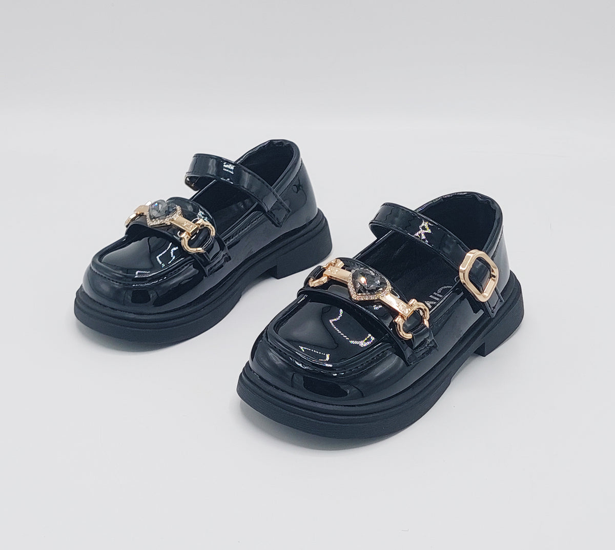 Beautiful Design Fancy Pumps for Kids - SUK5 (Black)