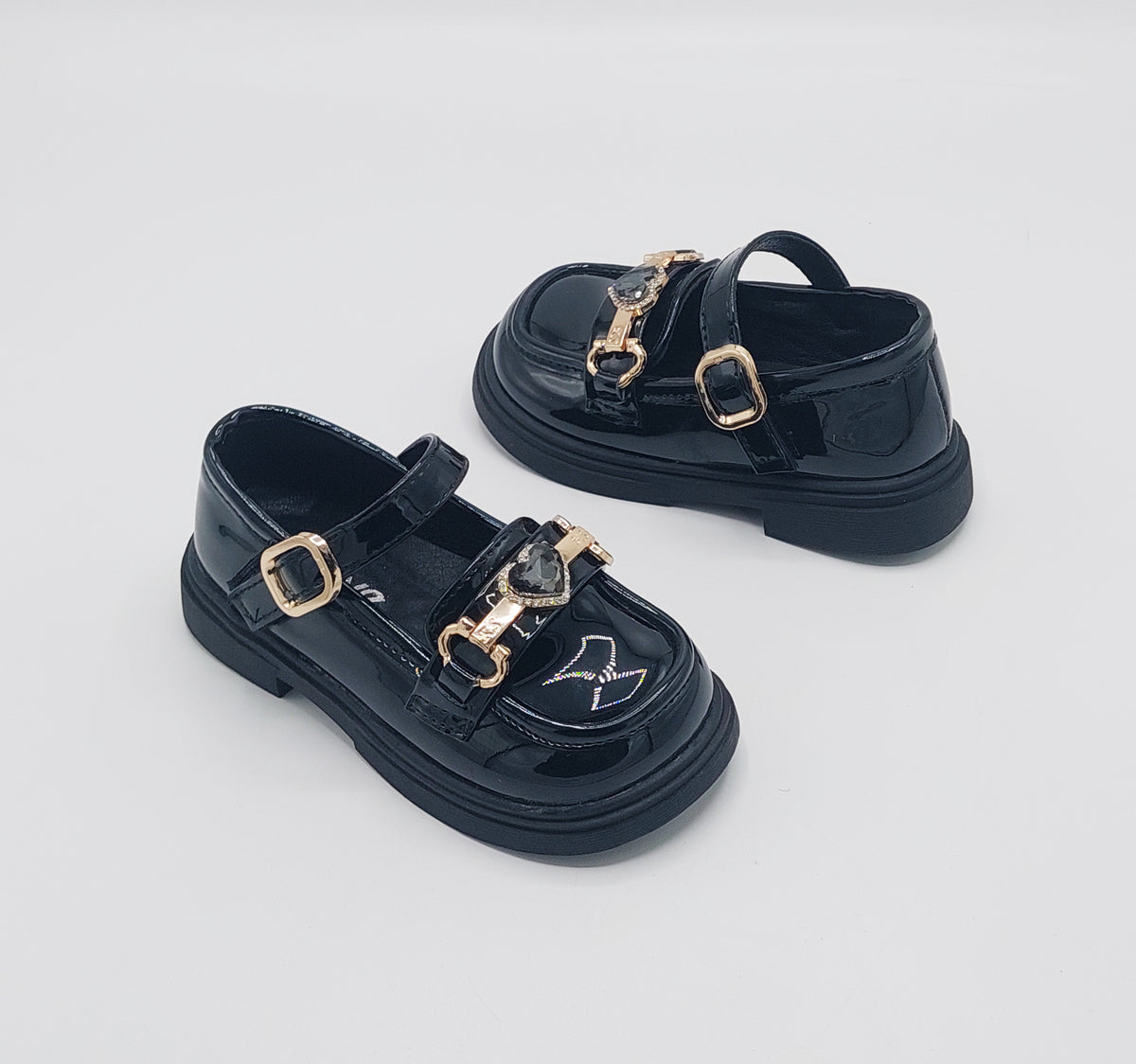 Beautiful Design Fancy Pumps for Kids - SUK5 (Black)