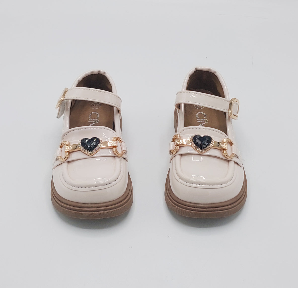 Beautiful Design Fancy Pumps for Kids - SUK5 (Beige)