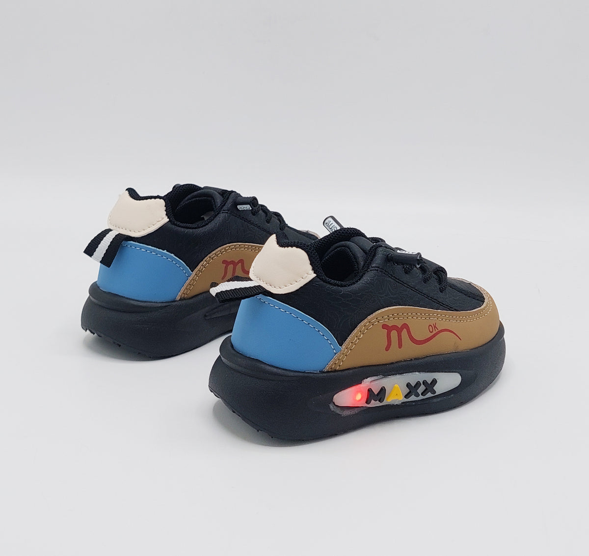 Lights in Sole New Trendy Look Shoes for Kids - MTL02 (Black)