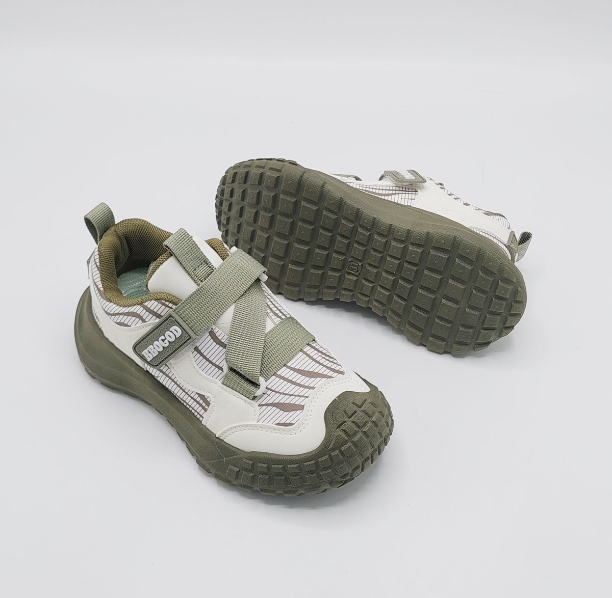 Premium Quality Sporty Look Sneakers for Kids - BMW0213 (Green)