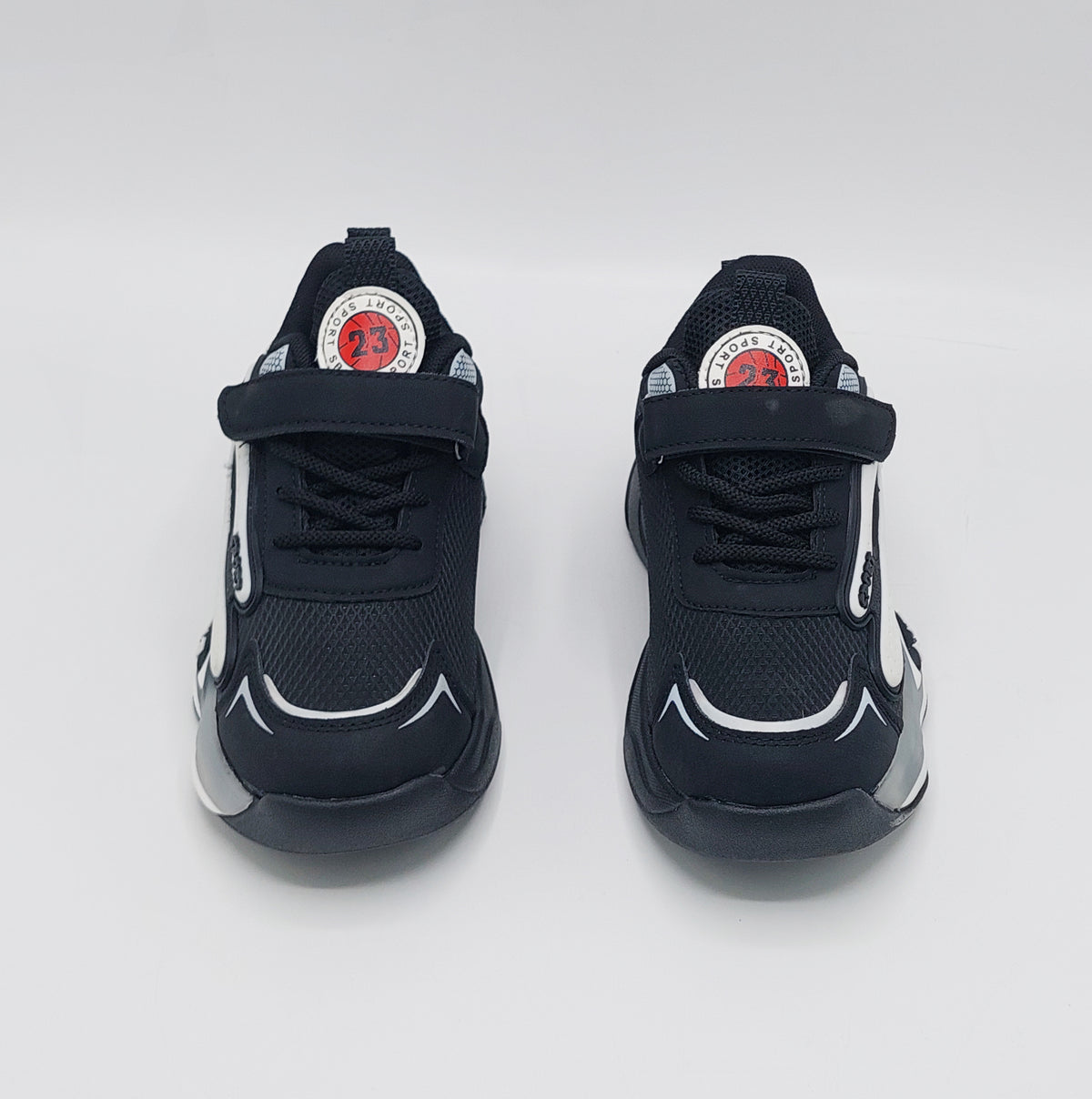 Premium Quality Sporty Look Sneakers for Kids - PF619 (Black)